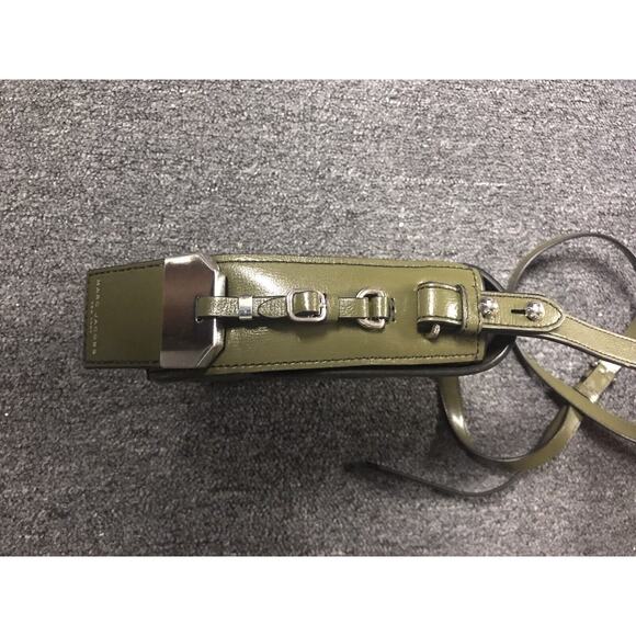 Marc Jacobs Bag Womens Leather Rider Embossed Green Snakeskin Crossbody Shoulder - Picture 11 of 16